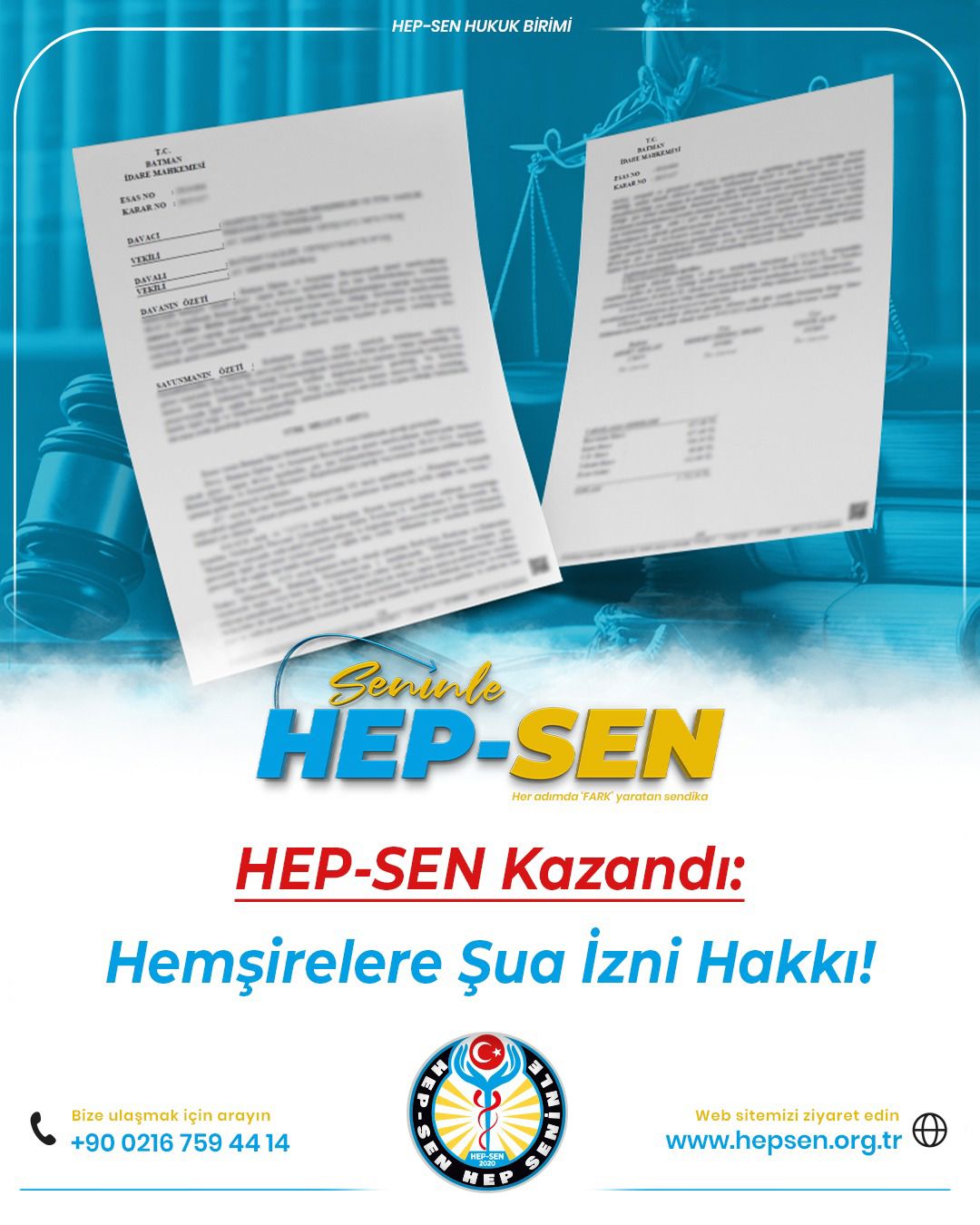 HEP-SEN Kazandı: Hemşirelere Şua İzni Hakkı